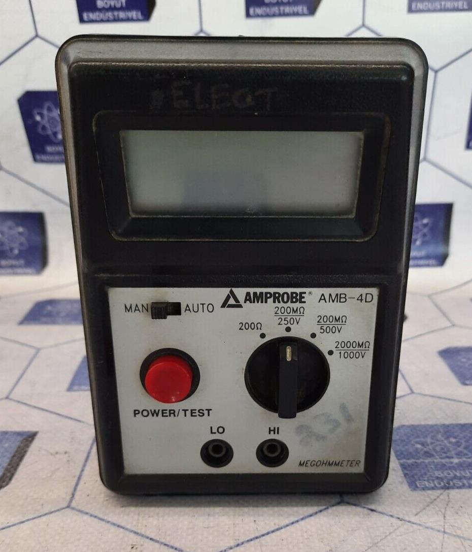 AMPROBE AMB-4D MEGOHMMETER / 1-888-807-6303