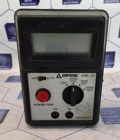 AMPROBE AMB-4D MEGOHMMETER / 1-888-807-6303