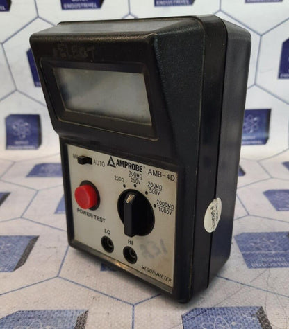 AMPROBE AMB-4D MEGOHMMETER / 1-888-807-6303
