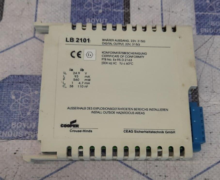 CEAG LB 2101 DIGITAL OUTPUT 22V315