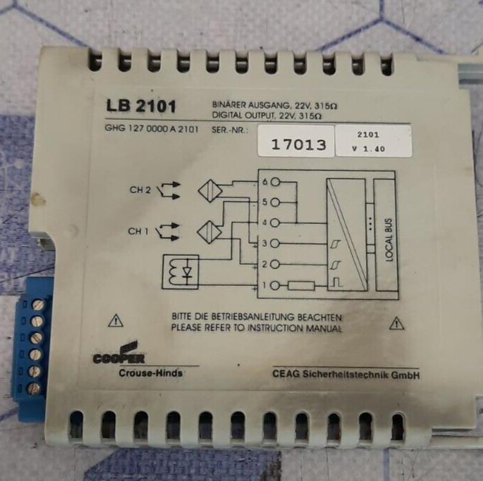 CEAG LB 2101 DIGITAL OUTPUT 22V315