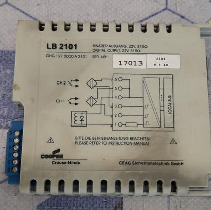 CEAG LB 2101 DIGITAL OUTPUT 22V315