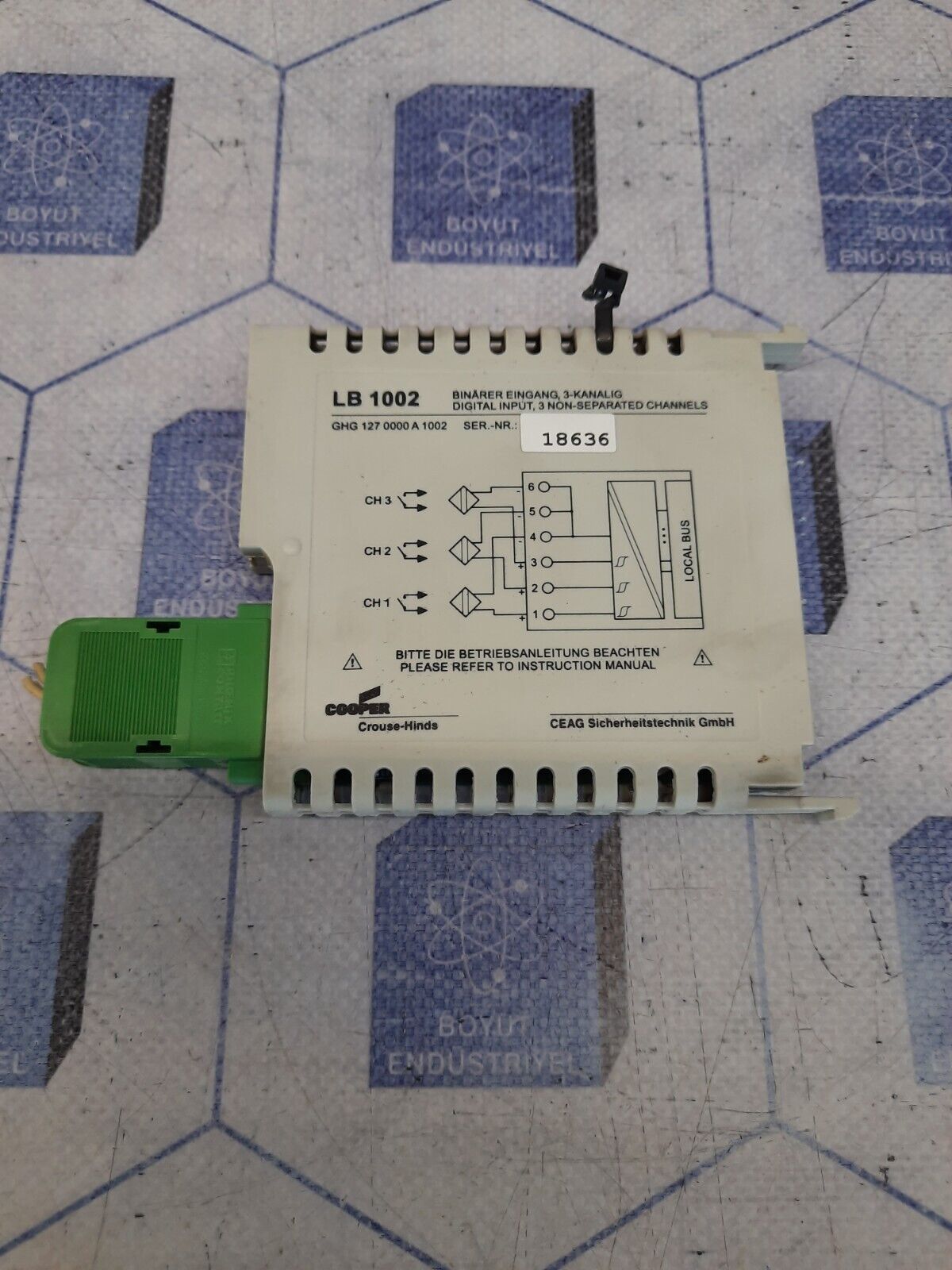 CEAG LB 1002 DIGITAL INPUT,3 NONSEPARATEDCHANELS
