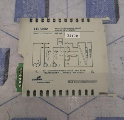 CEAG LB 3002 ANALOG INPUT SMART