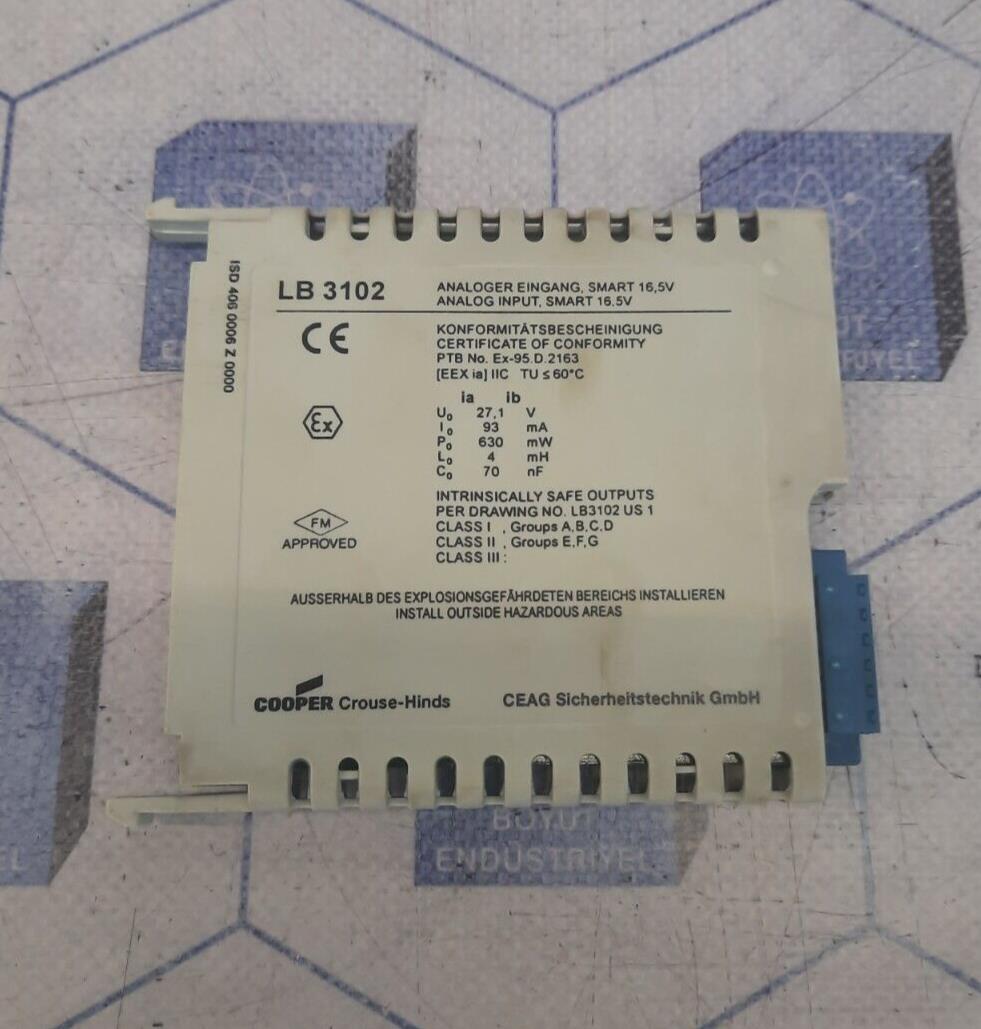 CEAG LB3102 ANALOG INPUT SMART 16,5V