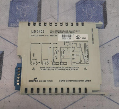 CEAG LB3102 ANALOG INPUT SMART 16,5V
