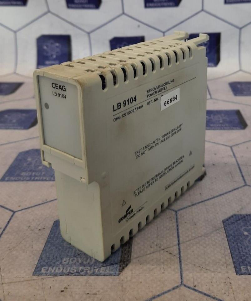 PEPPERL FUCHS 592044 CEAG LB9104 STROMVERSORGUNG POWER SUPPLY