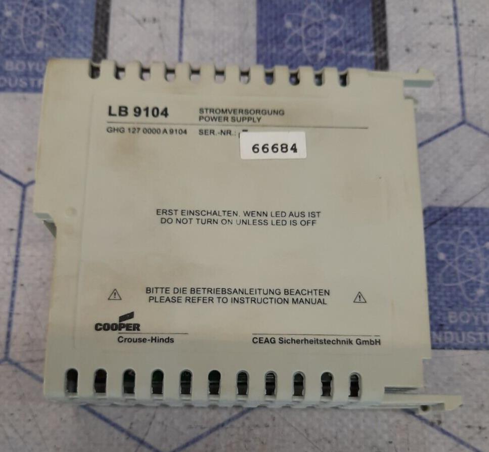 PEPPERL FUCHS 592044 CEAG LB9104 STROMVERSORGUNG POWER SUPPLY