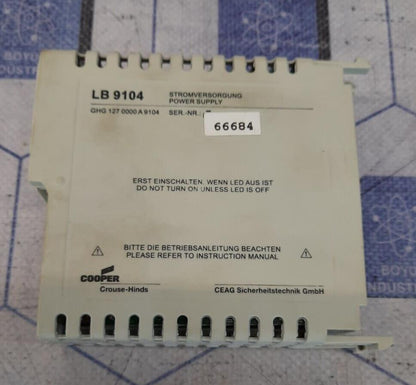 PEPPERL FUCHS 592044 CEAG LB9104 STROMVERSORGUNG POWER SUPPLY