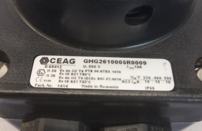 CEAG GHG2610005R0009 EXPLOSION-PROTECTED SAFETY SWITCH 10AGHG261