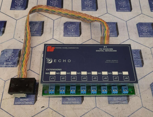 FEDERAL SIGNAL ECHO-LC CORPORATION ECHO P1 ECHO-MB DIGITAL INTERCOM