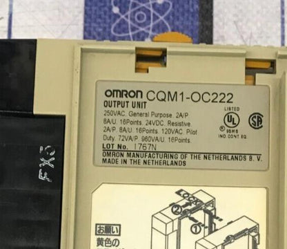 OMRON CQM1-0C222 OUTPUT UNIT