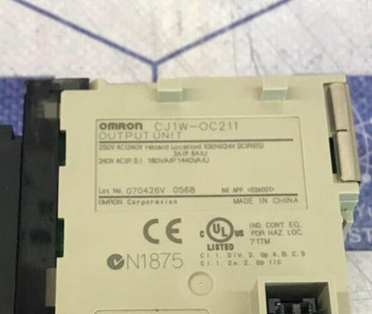 OMRON CJ1W-OC211 OUTPUT UNIT