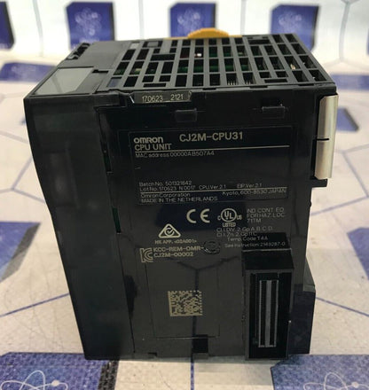 OMRON CJ2M-CPU31 SYSMAC CPU UNIT / PROGRAMMABLE CONTROLLER