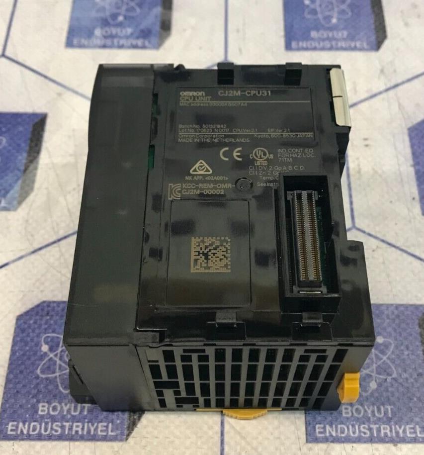 OMRON CJ2M-CPU31 SYSMAC CPU UNIT / PROGRAMMABLE CONTROLLER