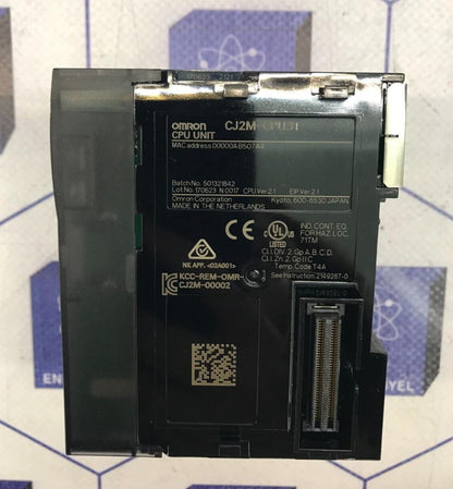 OMRON CJ2M-CPU31 SYSMAC CPU UNIT / PROGRAMMABLE CONTROLLER