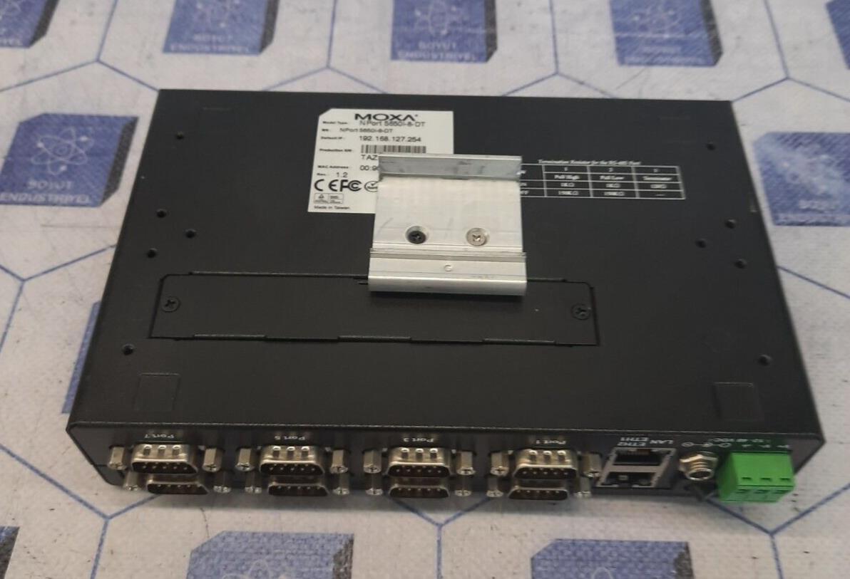 MOXA 5650I-8-DT NPORT 192.158.127.254