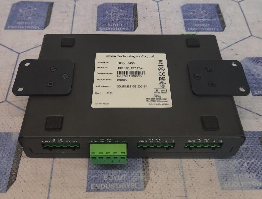 MOXA 5430I NPORT Rev 2.2
