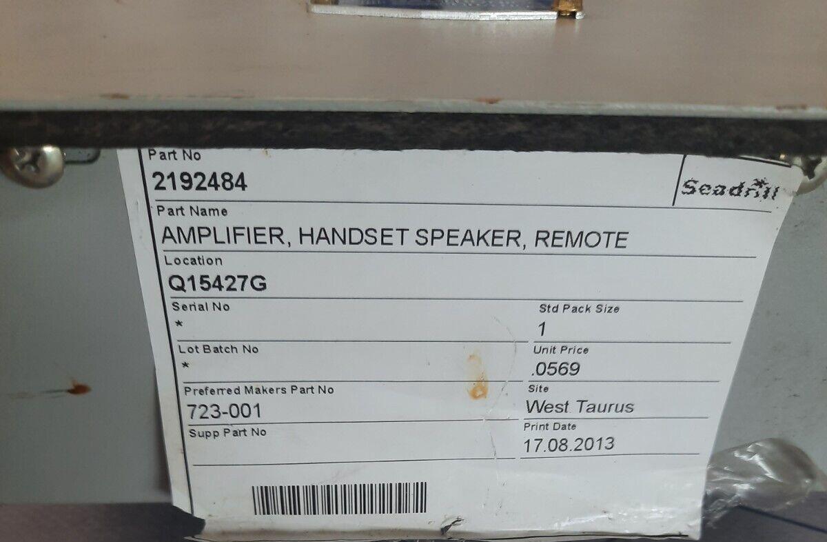 GAI-TRONICS 723-001 REMOTE HANDSET / SPEAKER AMPLIFIER