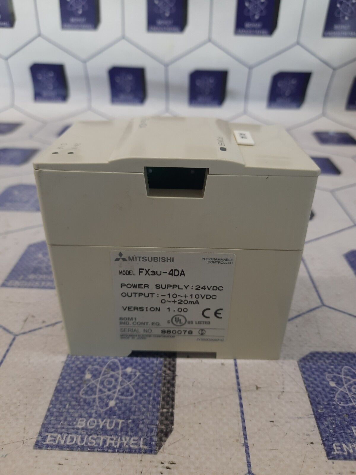 MITSUBISHI FX3U-4DA PLC MODULE