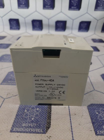 MITSUBISHI FX3U-4DA PLC MODULE