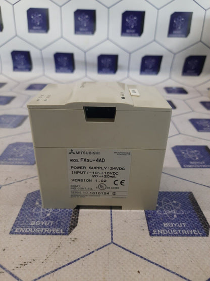 MITSUBISHI PROGRAMMABLE CONTROLLER FX3U-4AD