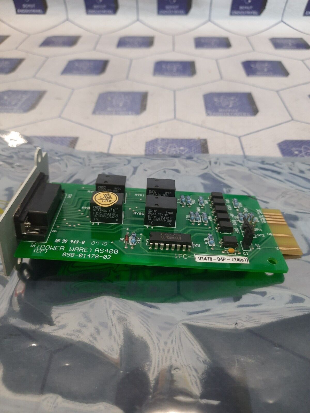 POWERWARE RELAY INTERFACE CARD AS400 098-01478-02