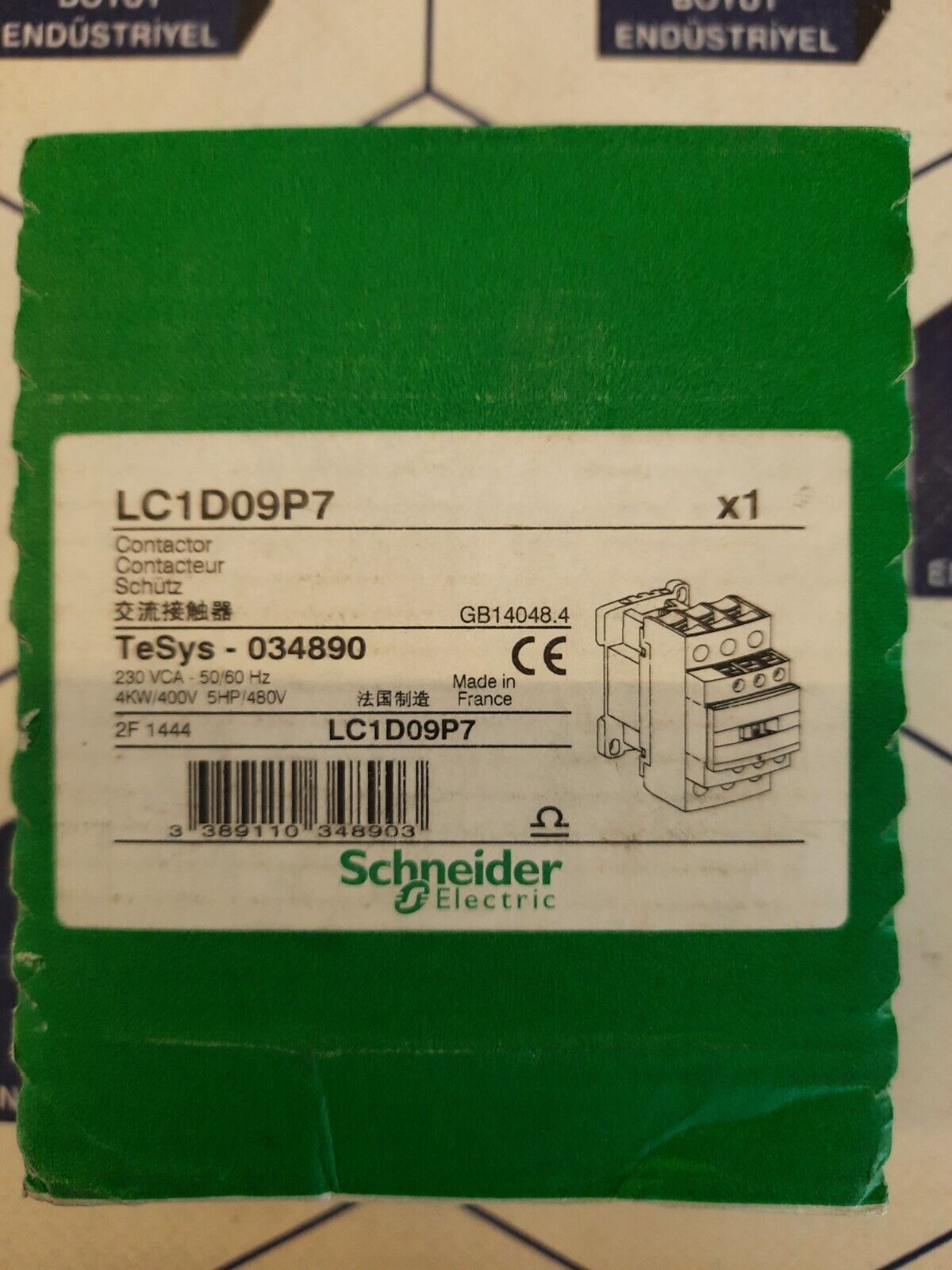 Schneider Electric Telemecanique LC1D09P7 Contactor