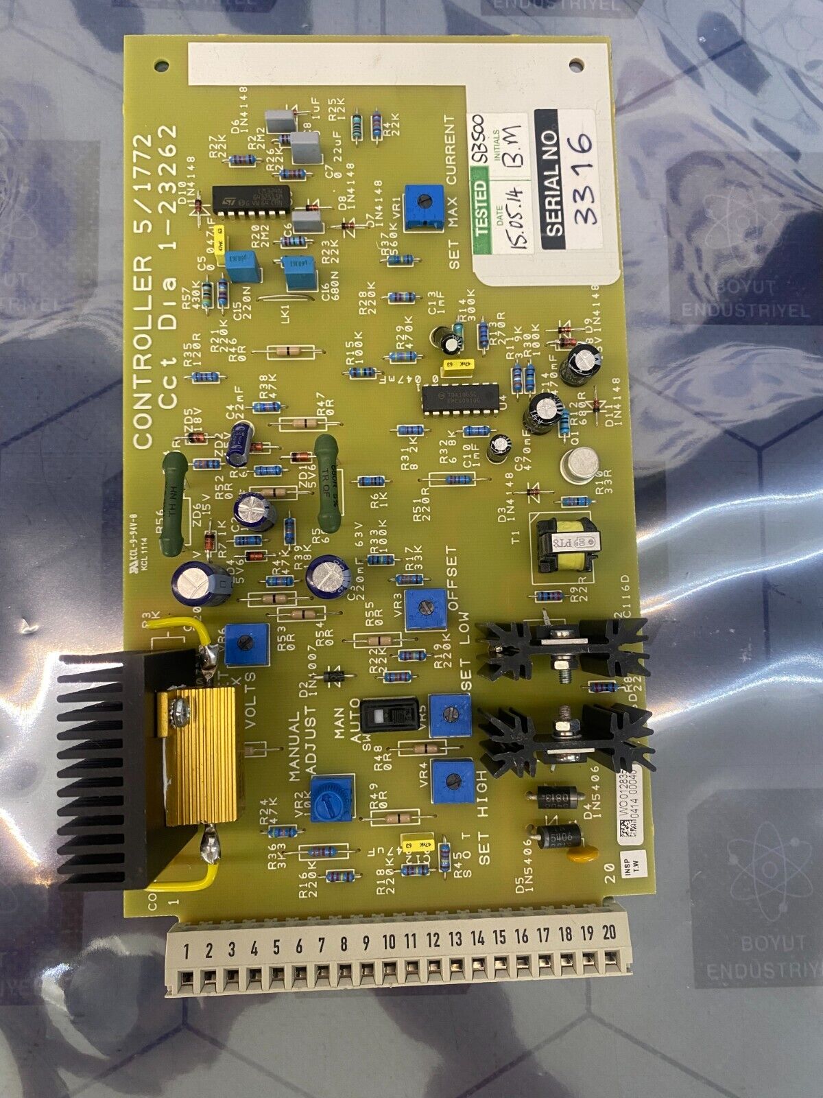 CCT Dia 1-23262 PCB Controller 5/1772, 1/23264 Iss 1