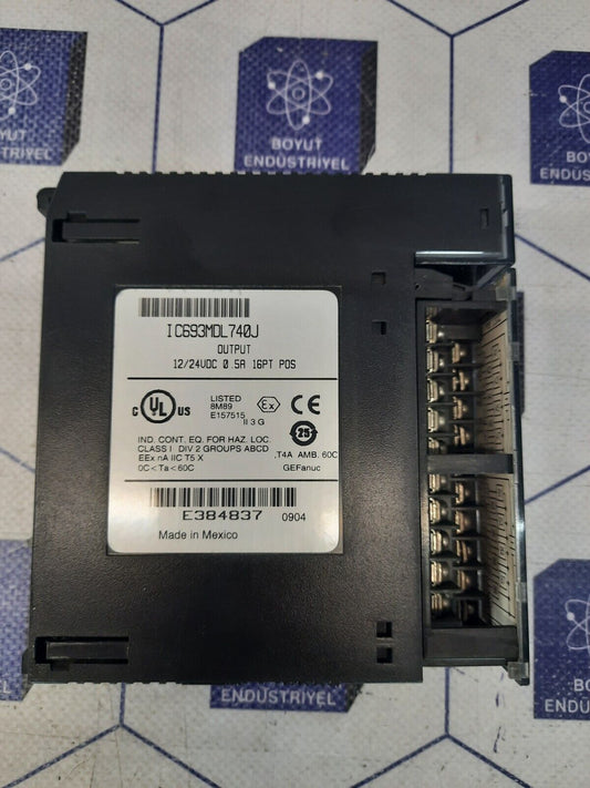 GE FANUC IC693MDL740J OUTPUT MODUL 12/24VDC
