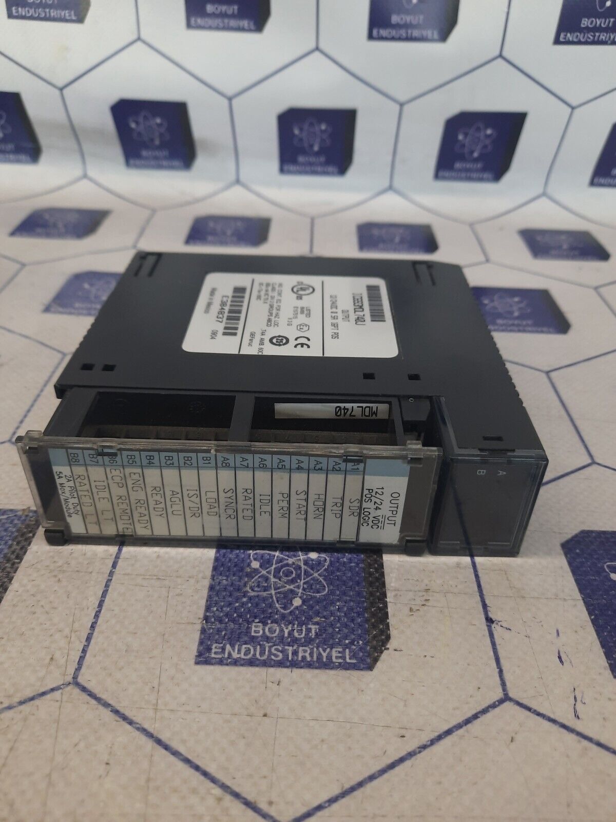 GE FANUC IC693MDL740J OUTPUT MODUL 12/24VDC