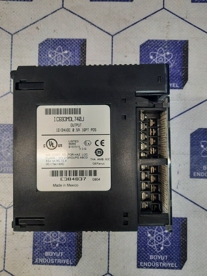 GE FANUC IC693MDL740J OUTPUT MODUL 12/24VDC