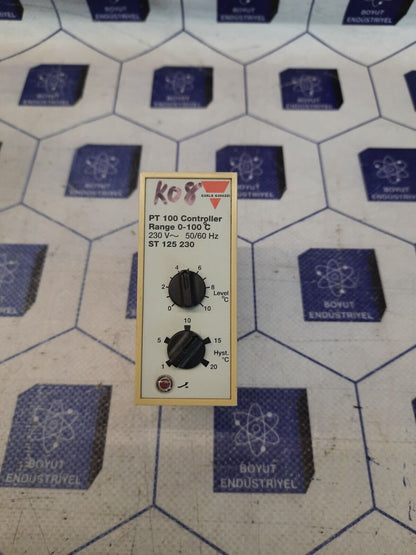 CARLO GAVAZZI ST125230100 PT100 CONTROLLER 230V 0-100'C