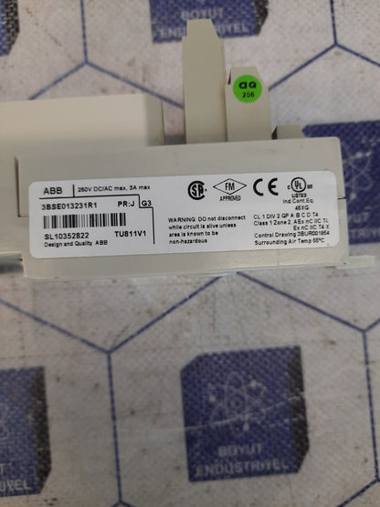 ABB 3BSE013231R1 Compact Module Termination Unit 250VDC/AC TU811V1