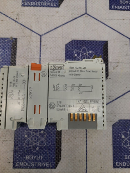 Wago 750-410 digital input 24 VDC