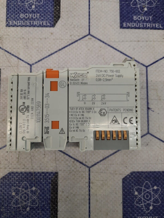 Wago 750-602 PLC Power Supply Module, Voltage: 24VDC