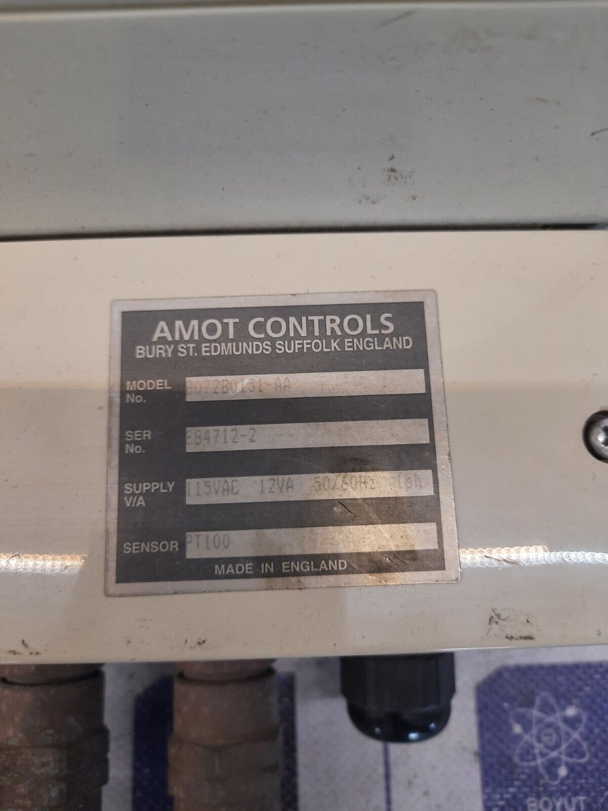 AMOT CONTROLS 8072B0131-AA