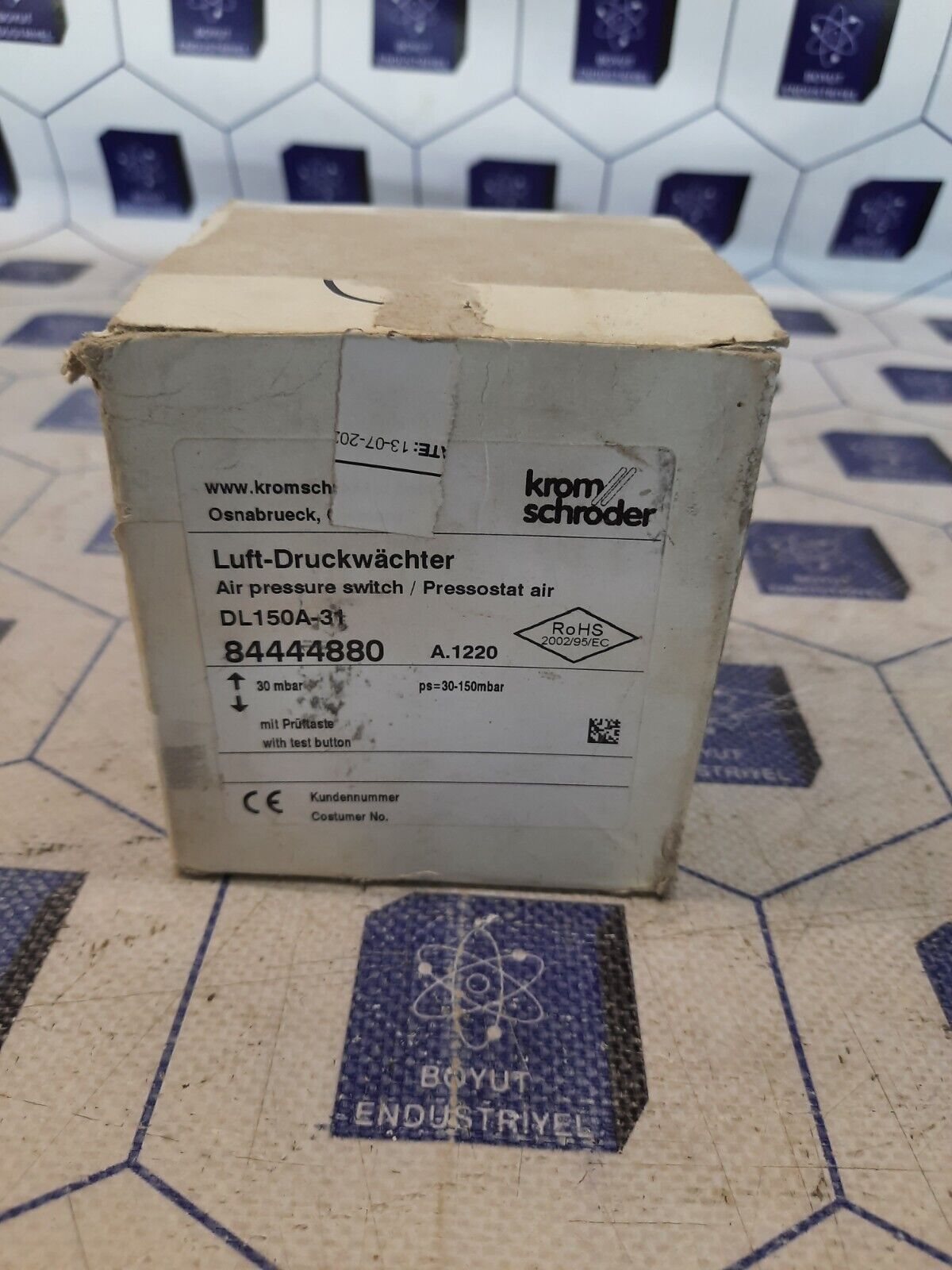 KROM SCHRODER DL150A-31 PRESSURE SWITCH