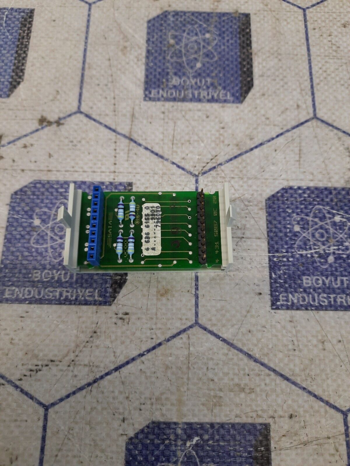 SAIA BURGESS ELECRONICS INPUT RANGE MODULE VER-A TYPE PCD7.W105