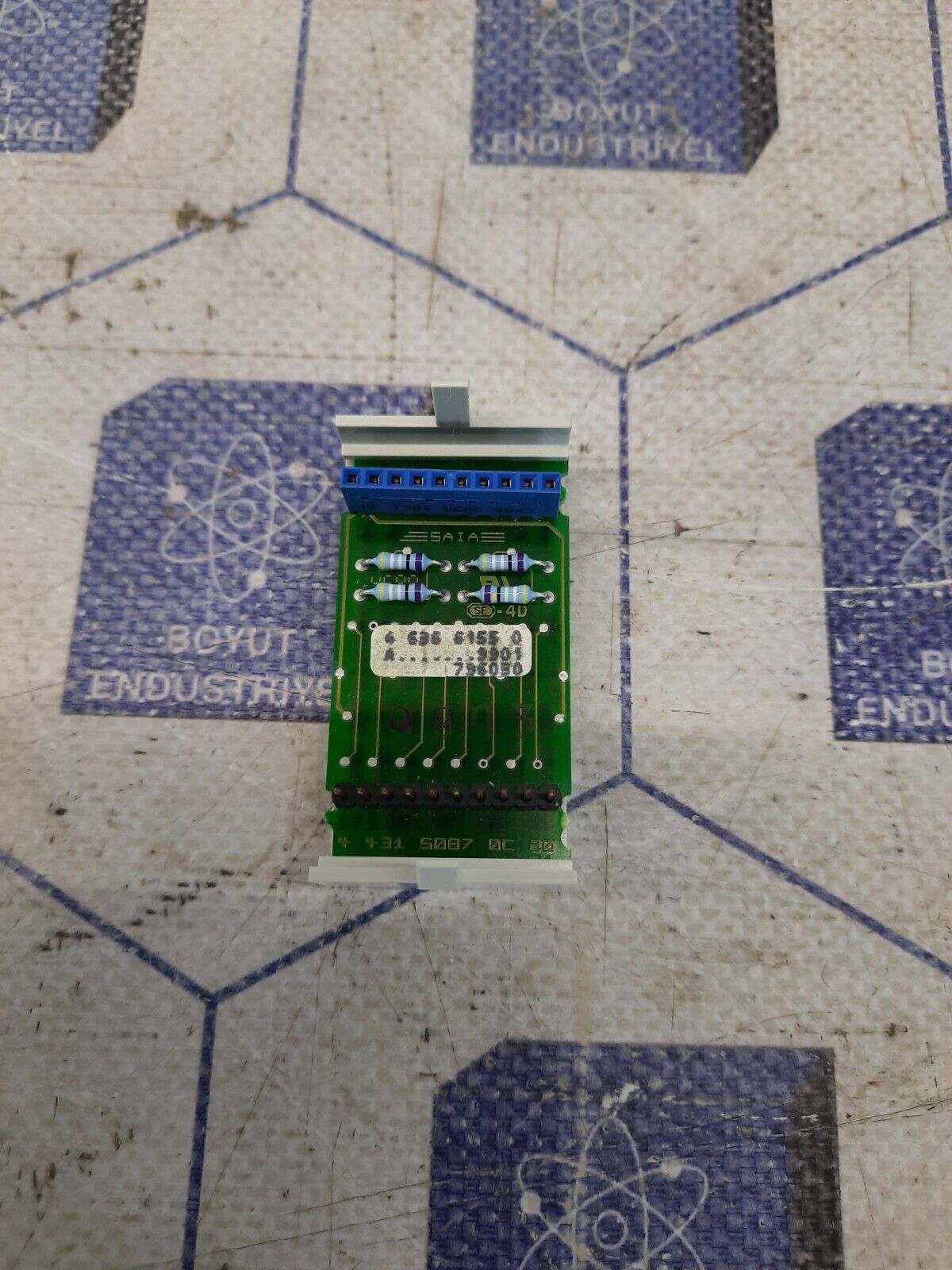 SAIA BURGESS ELECRONICS INPUT RANGE MODULE VER-A TYPE PCD7.W105