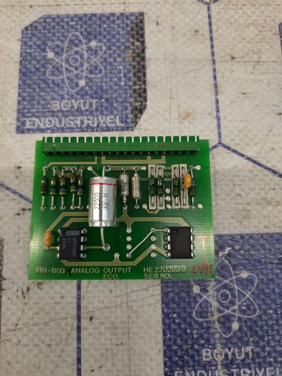 NORCONTROL NN-803.4 ANALOG OUTPUT ECO. BOARD HE220265B