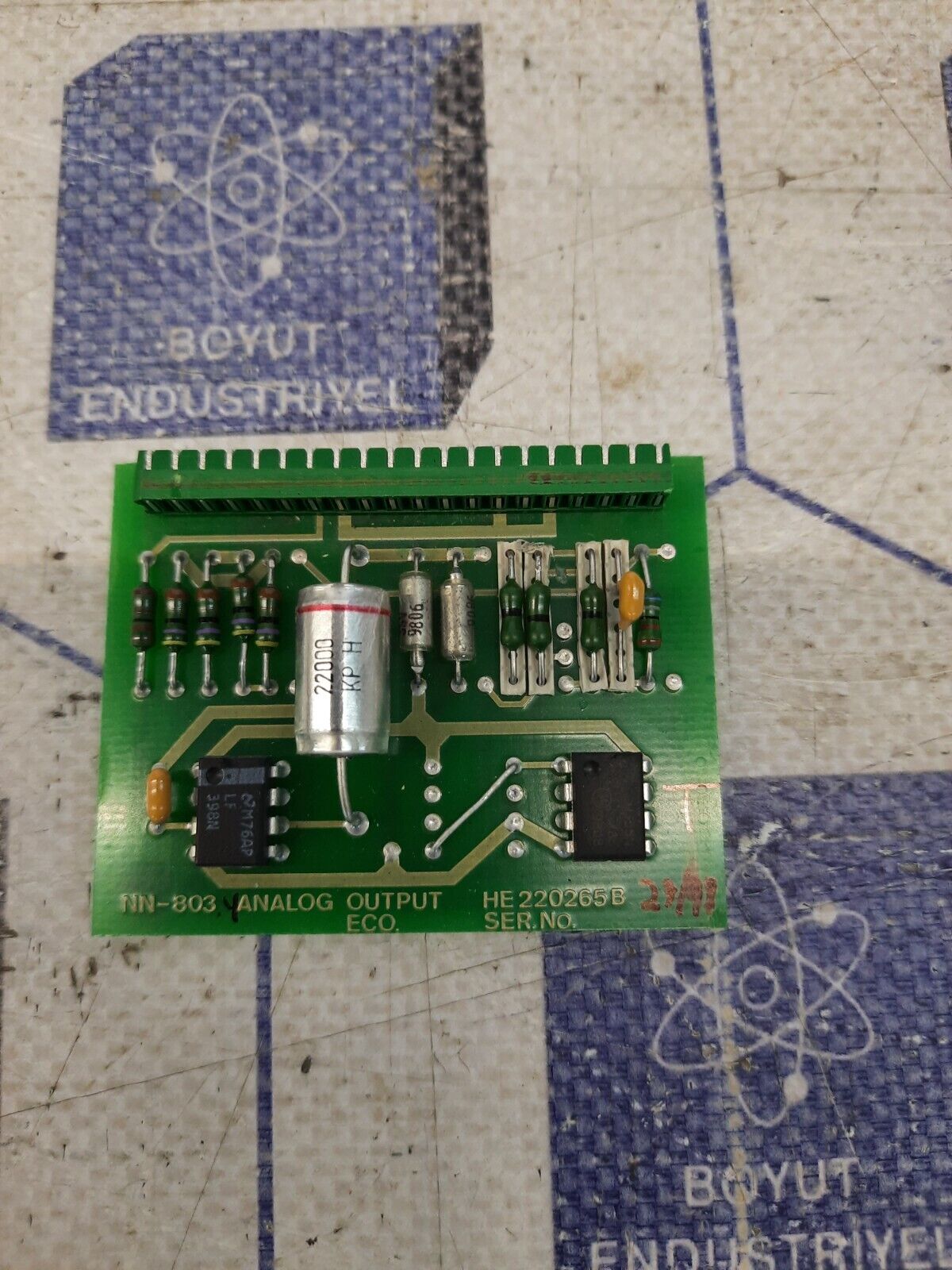 NORCONTROL NN-803.4 ANALOG OUTPUT ECO. BOARD HE220265B
