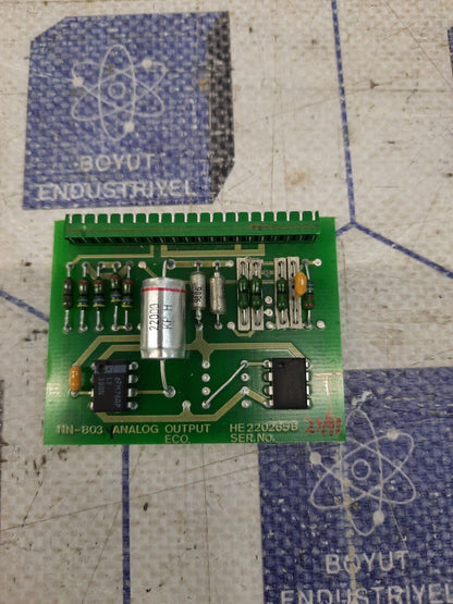 NORCONTROL NN-803.4 ANALOG OUTPUT ECO. BOARD HE220265B