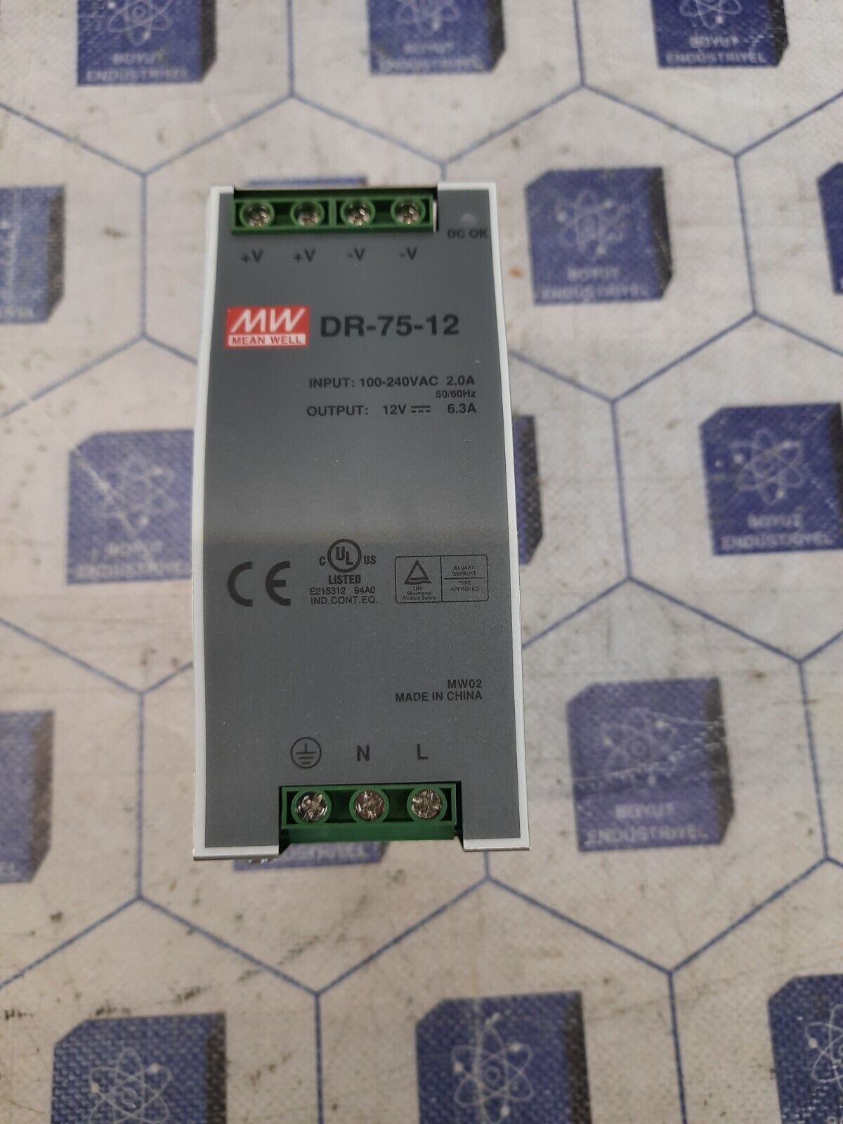 Mean Well DR-75-12 DIN Rail Power Supply
