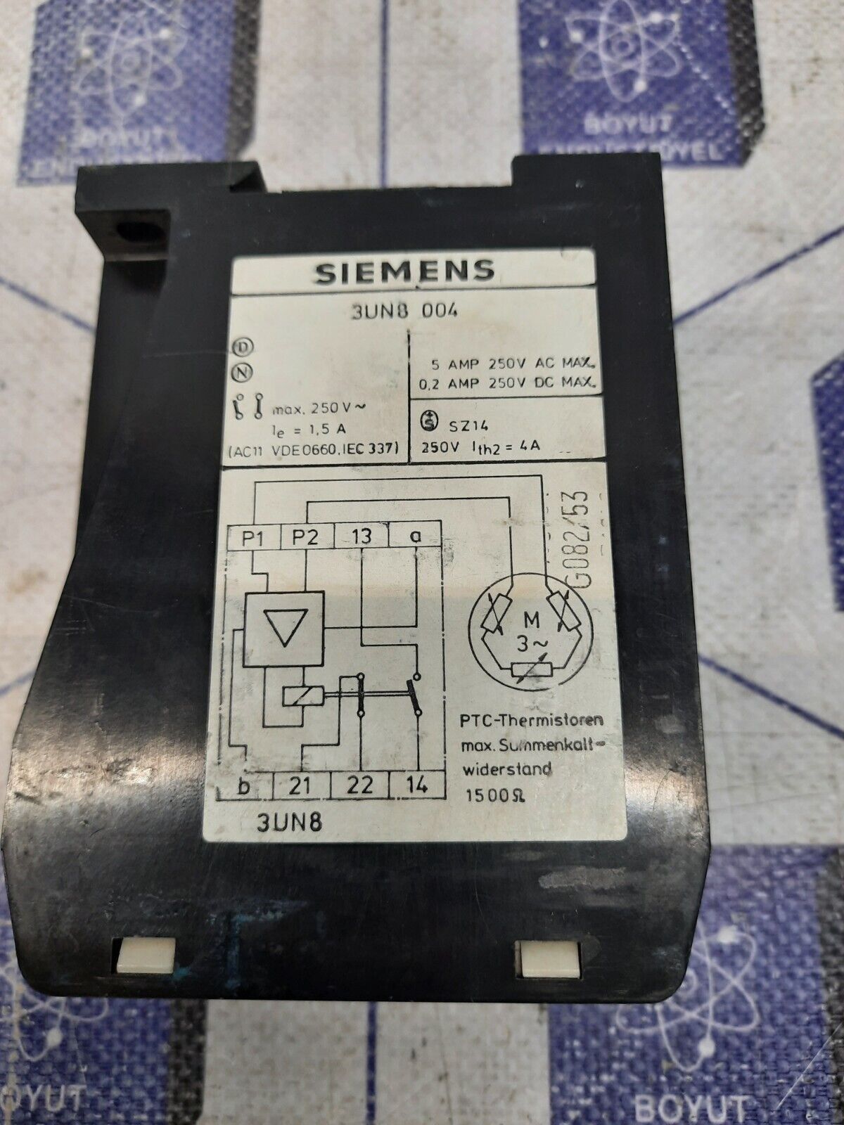 SIEMENS 3UN8 004 CONTACTOR CONTROL RELAY