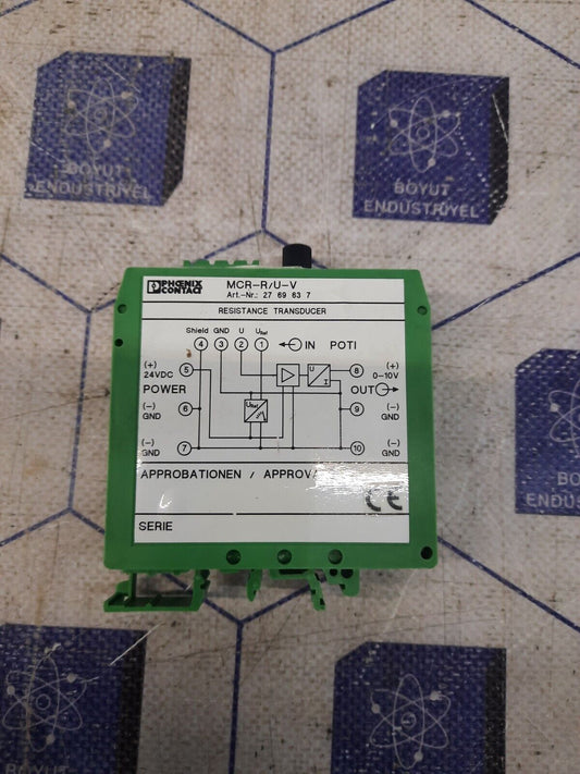 Phoenix Contact MCR-R/U-V ART NR:2769637 Resistance Transducer