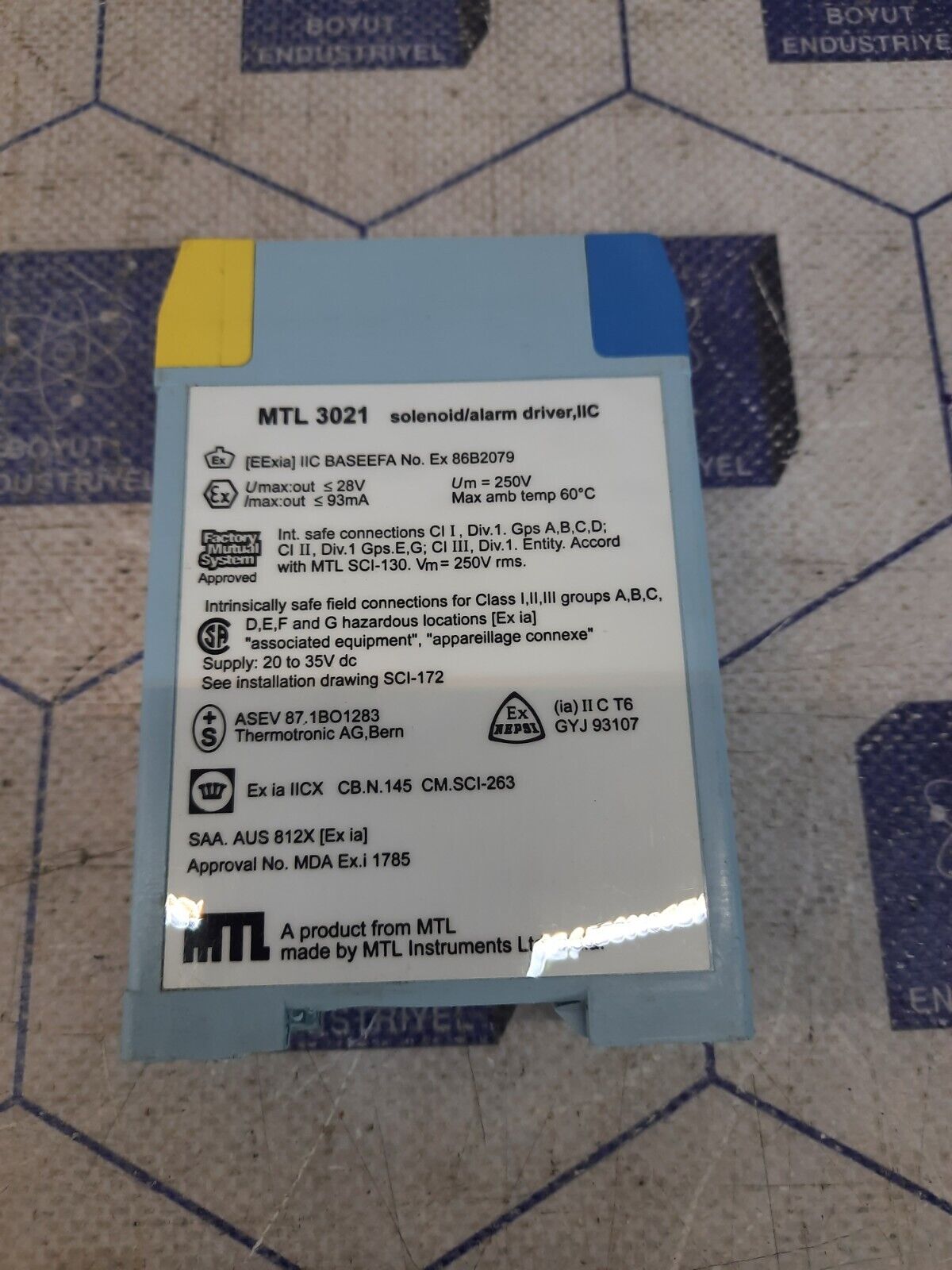 MTL 3000 SERIES MTL3021 SOLENOLD ALARM DRIVER