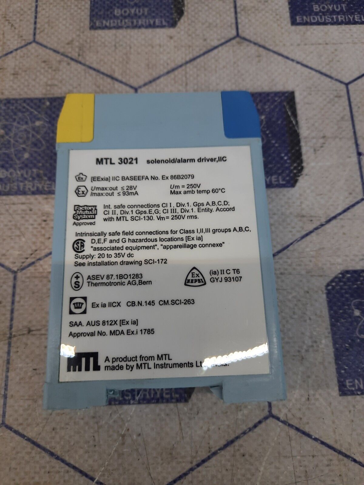 MTL 3000 SERIES MTL3021 SOLENOLD ALARM DRIVER