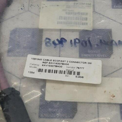 Siemens 6XV18307BH30 CABLE ECOFAST 2 CONNECTOR