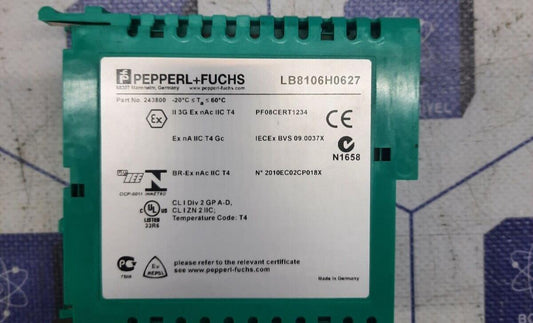 PEPPERL+FUCHS LB8106H0627 COM UNIT FOR PROFIBUS